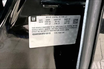 2015 Cadillac CTS 2.0L Turbo Luxury