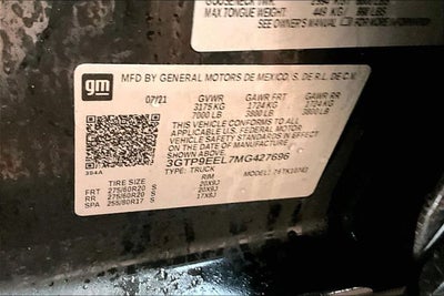 2021 GMC Sierra 1500 AT4