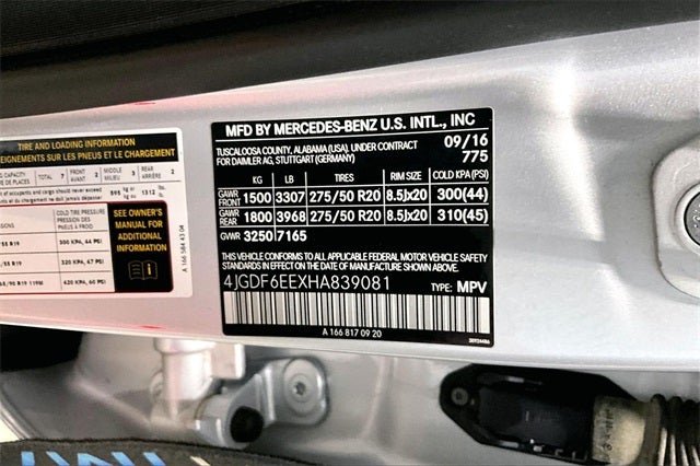 2017 Mercedes-Benz GLS GLS 450 4MATIC®