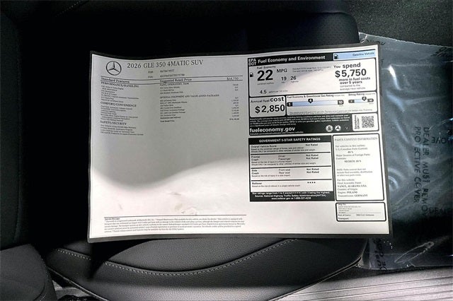 2026 Mercedes-Benz GLE GLE 350 4MATIC®