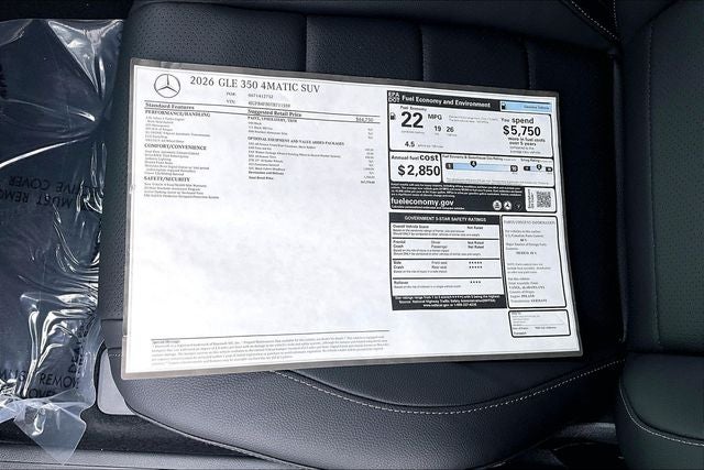 2026 Mercedes-Benz GLE GLE 350 4MATIC®