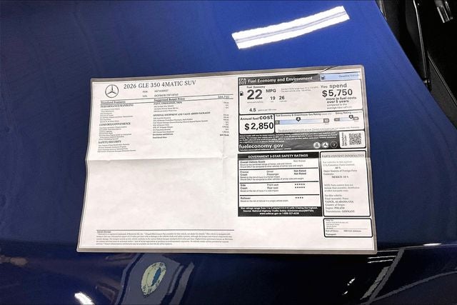 2026 Mercedes-Benz GLE GLE 350 4MATIC®