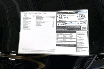 2026 Mercedes-Benz GLE GLE 350 4MATIC®