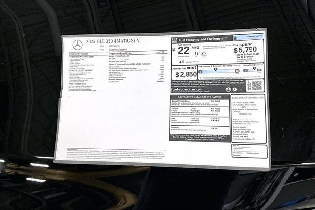 2026 Mercedes-Benz GLE GLE 350 4MATIC®