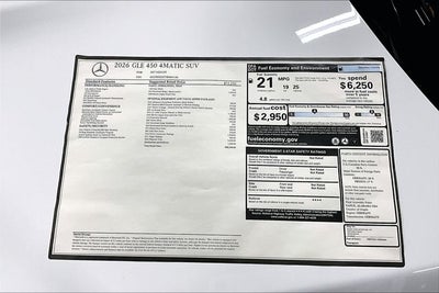 2026 Mercedes-Benz GLE GLE 450 4MATIC®