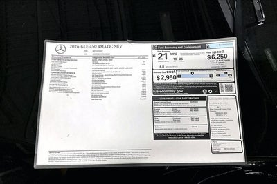 2026 Mercedes-Benz GLE GLE 450 4MATIC®