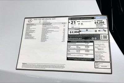 2026 Mercedes-Benz GLE GLE 450 4MATIC®