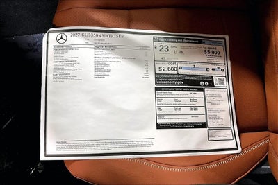 2027 Mercedes-Benz GLE GLE 350 4MATIC®