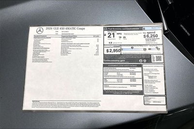 2026 Mercedes-Benz GLE GLE 450 Coupe 4MATIC®