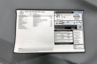 2026 Mercedes-Benz GLE GLE 450 Coupe 4MATIC®