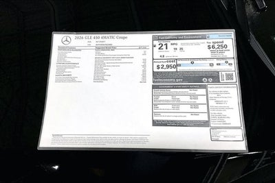 2026 Mercedes-Benz GLE GLE 450 Coupe 4MATIC®