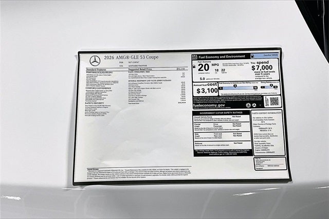 2026 Mercedes-Benz GLE GLE 53 AMG® 4MATIC®