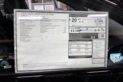 2026 Mercedes-Benz GLE GLE 53 AMG® 4MATIC®