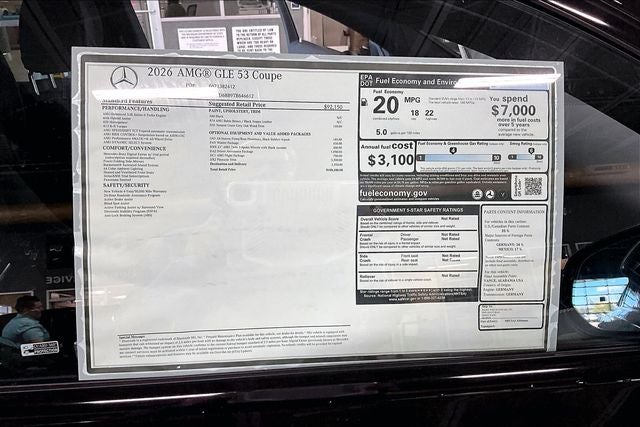 2026 Mercedes-Benz GLE GLE 53 AMG® 4MATIC®