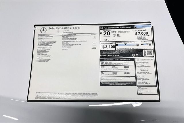 2026 Mercedes-Benz GLE GLE 53 AMG® 4MATIC®
