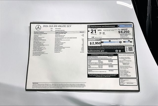 2026 Mercedes-Benz GLS GLS 450 4MATIC®
