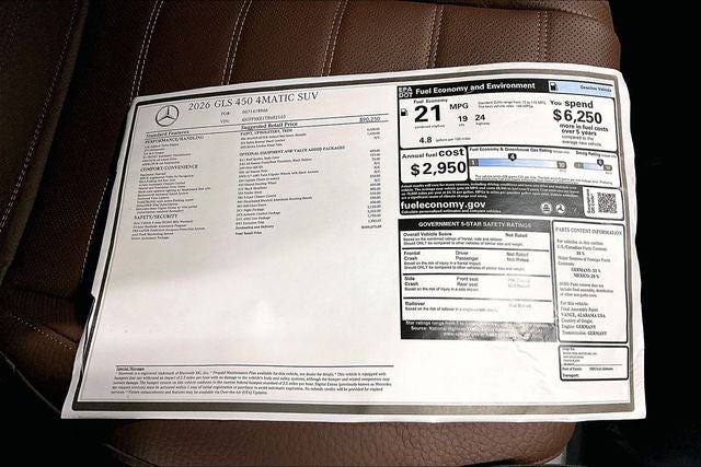 2026 Mercedes-Benz GLS GLS 450 4MATIC®