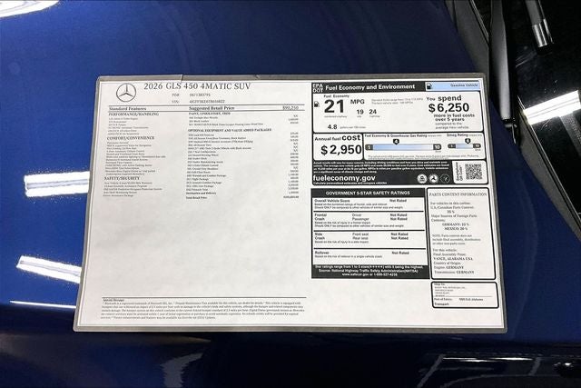 2026 Mercedes-Benz GLS GLS 450 4MATIC®