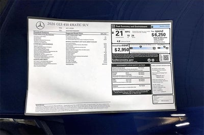 2026 Mercedes-Benz GLS GLS 450 4MATIC®