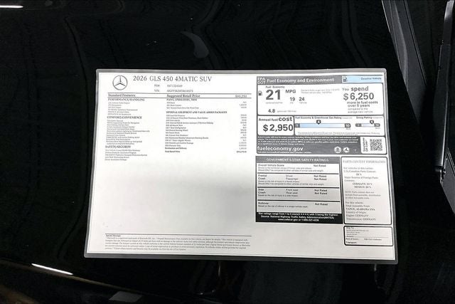 2026 Mercedes-Benz GLS GLS 450 4MATIC®