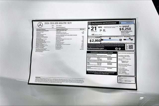 2026 Mercedes-Benz GLS GLS 450 4MATIC®