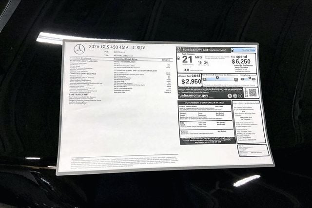 2026 Mercedes-Benz GLS GLS 450 4MATIC®