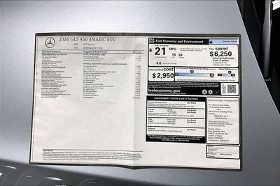 2026 Mercedes-Benz GLS GLS 450 4MATIC®