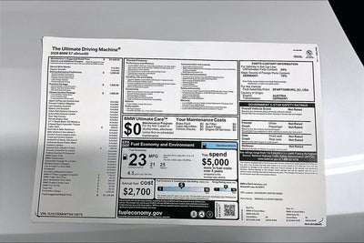 2026 BMW X7 xDrive40i