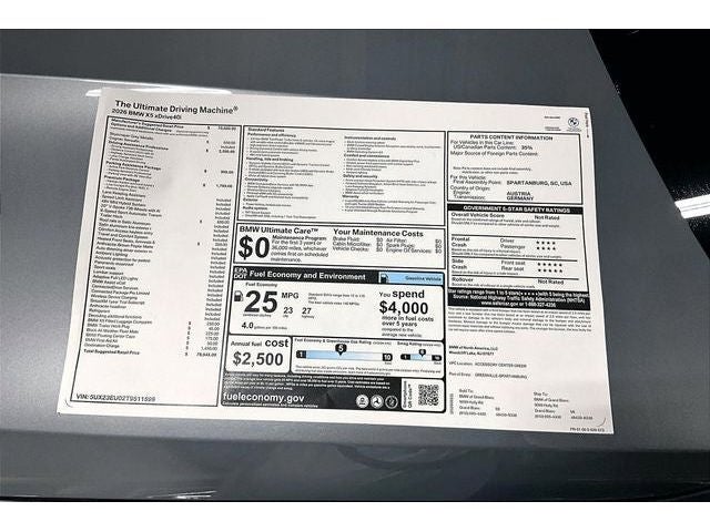 2026 BMW X5 xDrive40i