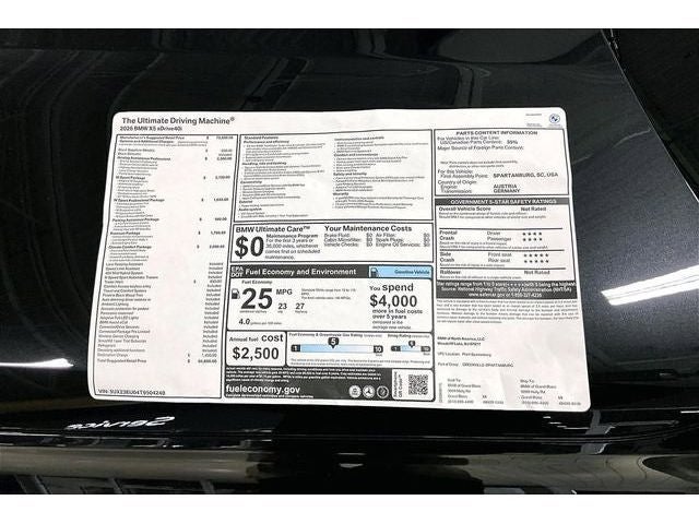 2026 BMW X5 xDrive40i