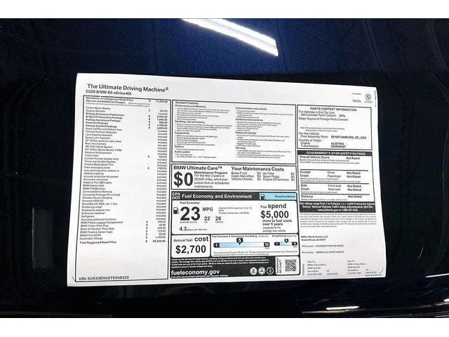 2026 BMW X6 xDrive40i