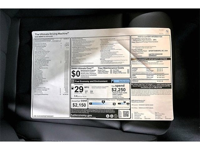 2026 BMW X3 30 xDrive