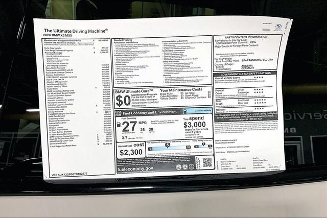 2026 BMW X3 M50 xDrive