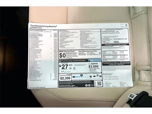 2026 BMW X3 M50 xDrive