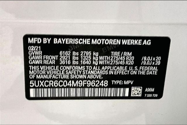 2021 BMW X5 xDrive40i