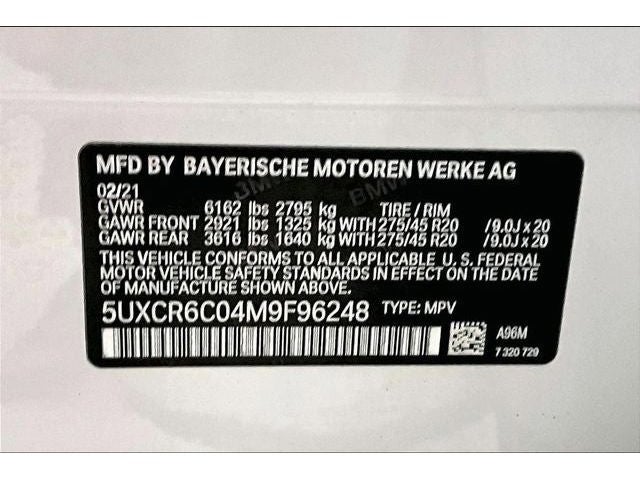 2021 BMW X5 xDrive40i