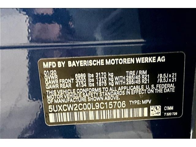 2020 BMW X7 xDrive40i