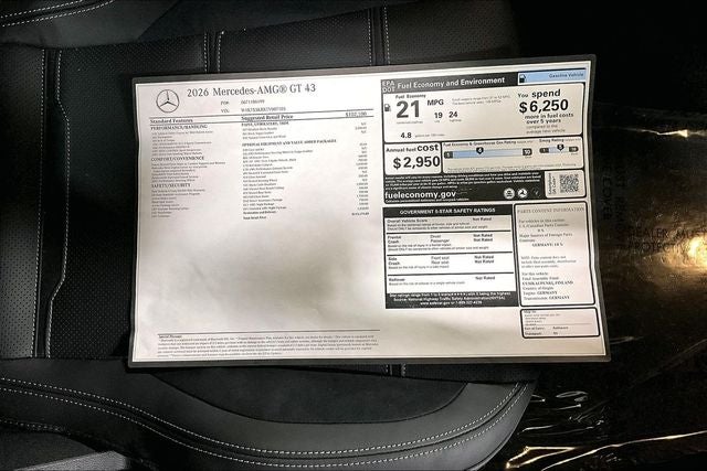 2026 Mercedes-Benz AMG® GT 43 Base 4MATIC®