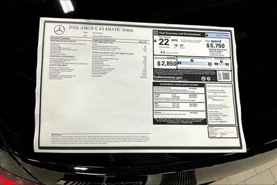 2026 Mercedes-Benz C-Class C 43 AMG® 4MATIC®