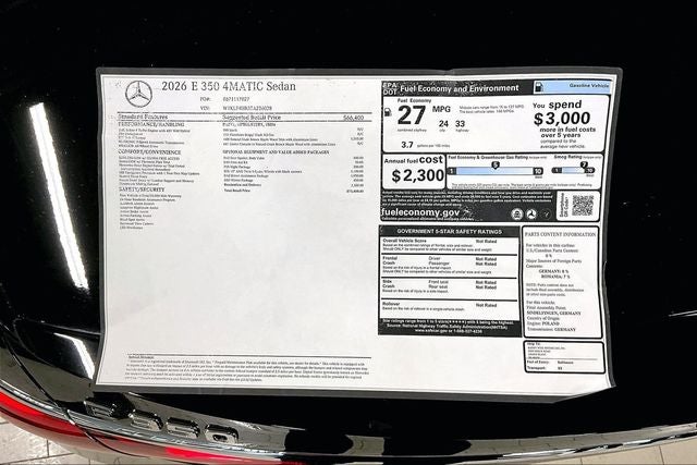 2026 Mercedes-Benz E-Class E 350 4MATIC®