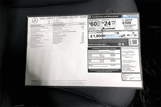 2026 Mercedes-Benz E-Class E 53 AMG® 4MATIC®