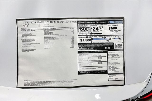 2026 Mercedes-Benz E-Class E 53 AMG® 4MATIC®
