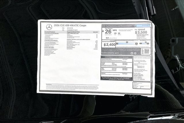 2026 Mercedes-Benz CLE CLE 450 4MATIC®
