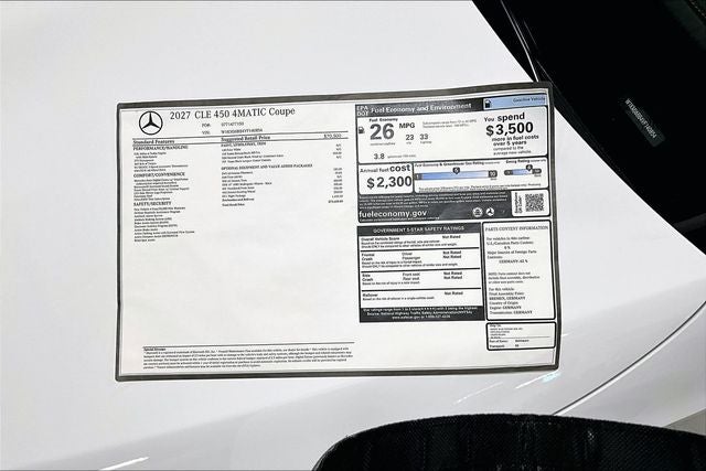 2027 Mercedes-Benz CLE CLE 450 4MATIC®