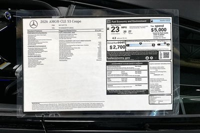 2026 Mercedes-Benz CLE CLE 53 AMG® 4MATIC®