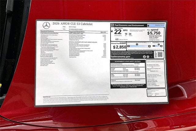 2026 Mercedes-Benz CLE CLE 53 AMG® 4MATIC®