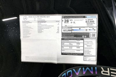 2026 Mercedes-Benz GLA GLA 250 4MATIC®