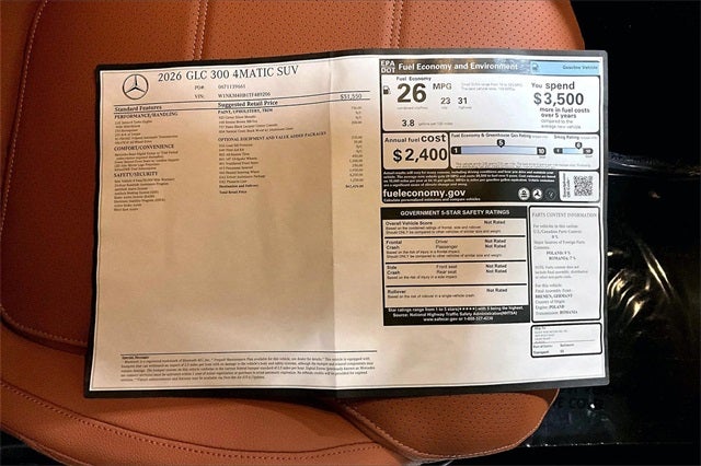 2026 Mercedes-Benz GLC GLC 300 4MATIC®