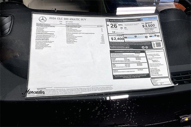 2026 Mercedes-Benz GLC GLC 300 4MATIC®