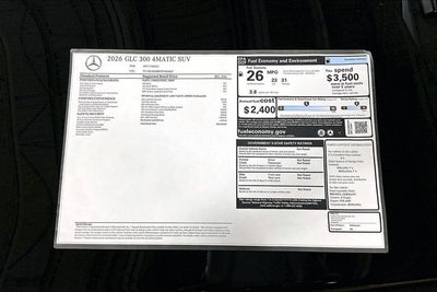 2026 Mercedes-Benz GLC GLC 300 4MATIC®